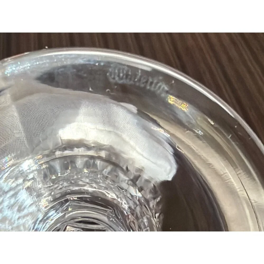 Set of 6 Waterford Crystal ALANA 7" Water Goblets Gothic Mark Vintage - Picture 7 of 16
